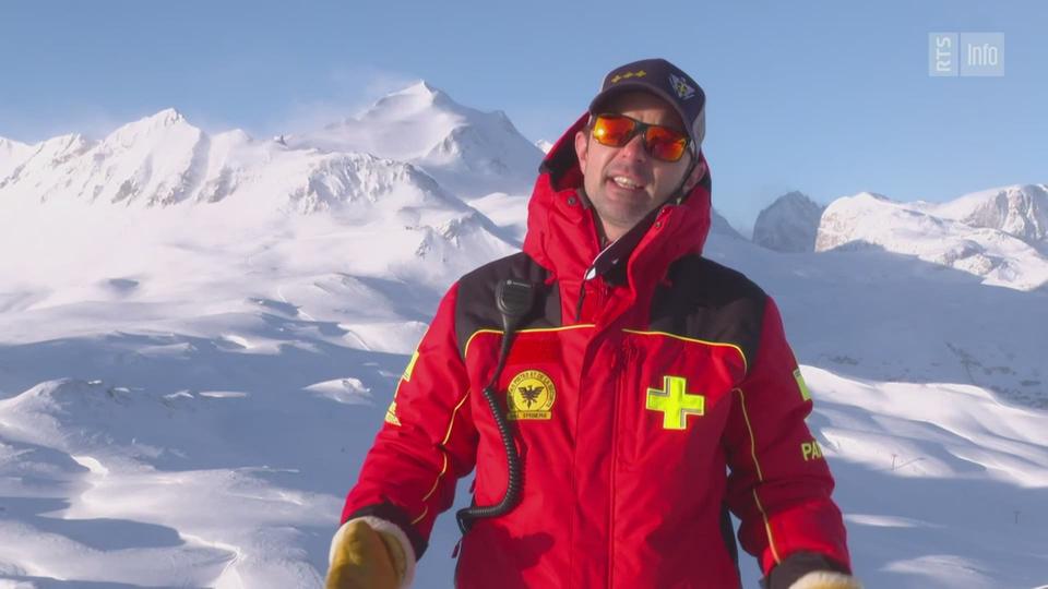 Cédric Bonnevie, directeur de la régie des pistes à Val d'Isère