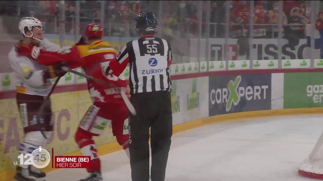 Hockey: Genève-Servette gagne au forceps à Bienne (1-3) et Lausanne ne fait pas de cadeau à Ajoie (1-6)