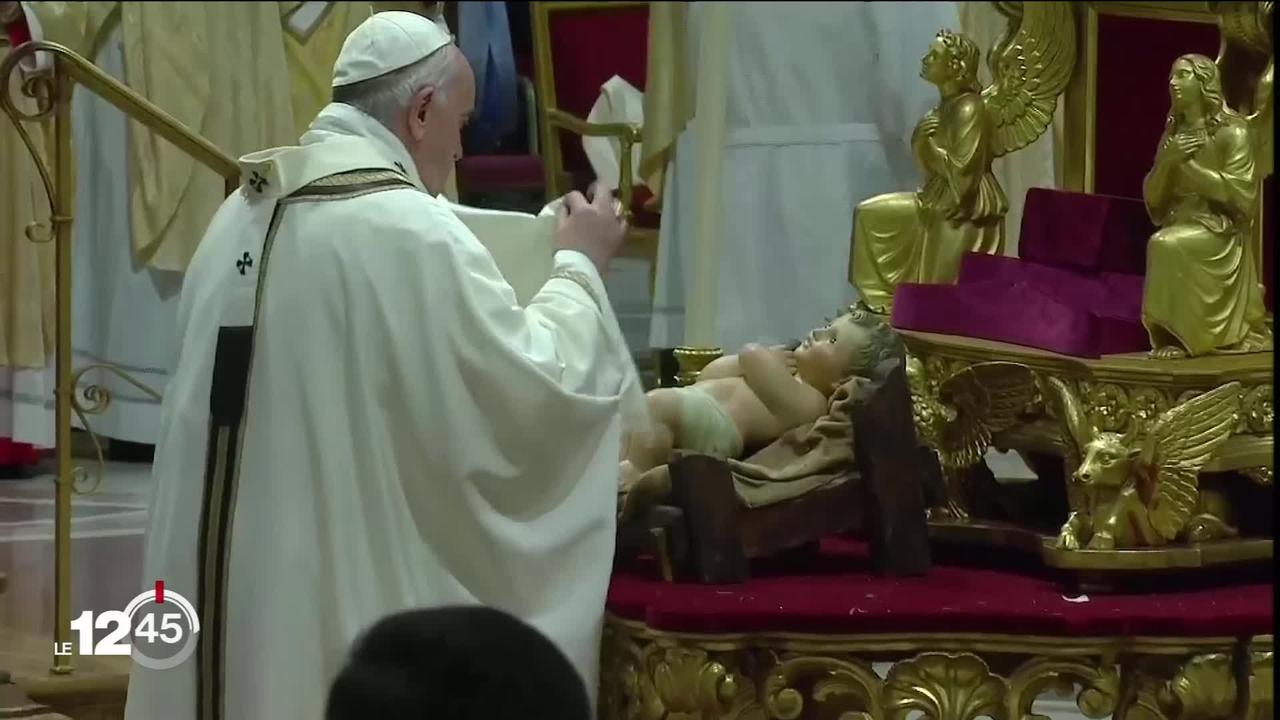 Le pape François a présidé hier soir la traditionnelle messe de Noël dans la basilique Saint-Pierre de Rome.