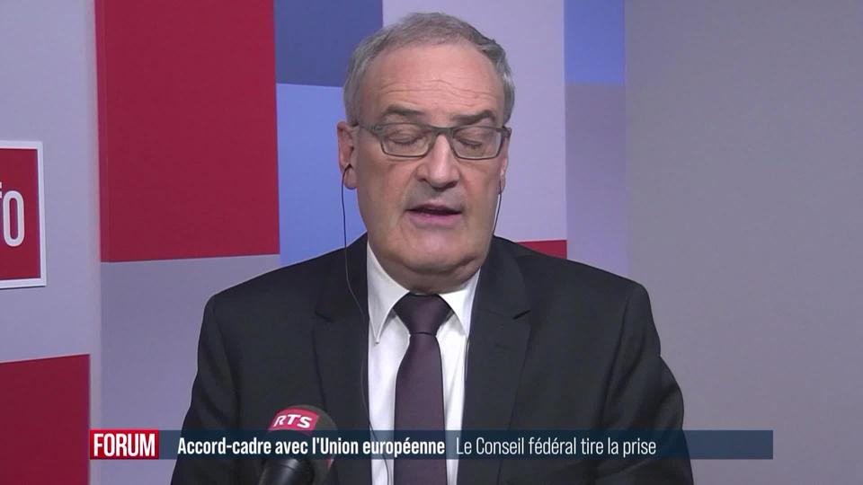 Fin des négociations sur l'accord-cadre: interview de Guy Parmelin (2-3)