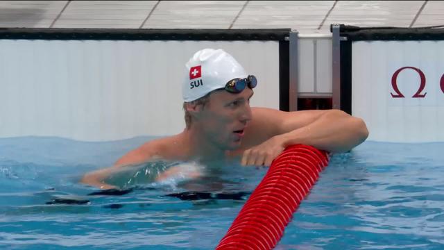 Natation, finale 200m 4 nages messieurs: le Genevois Jérémy Desplanches décroche une médaille de bronze !