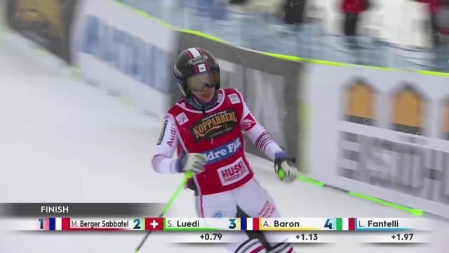 Idre Fjäll (SUE), Skicross dames - Petite Finale: S. Luedi (SUI) fini 6e