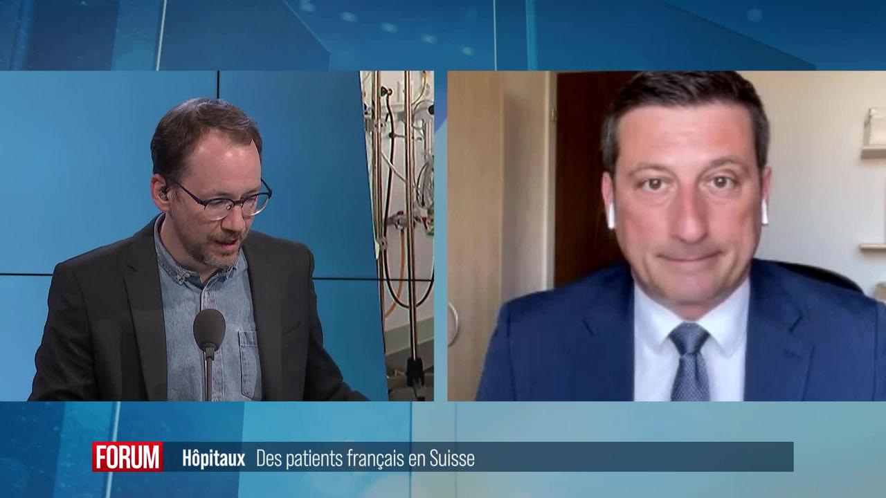 Des patients français viennent se faire soigner en Suisse: interview de Jacques Gerber