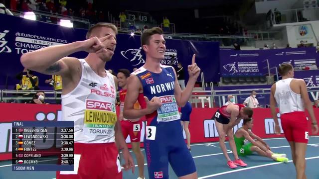 1500m messieurs, finale: intouchable, Ingebrigsten (NOR) est sacré champion d'Europe