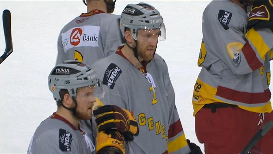 Déception des joueurs du Genève Servette HC en 2010 [RTS]