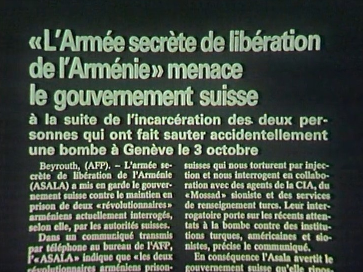 Arméniens, le refus de l'oubli