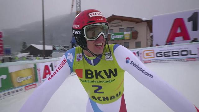 Flachau (AUT), slalom messieurs, 1re manche: Ramon Zenhäusern (SUI)