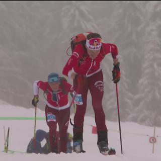 Ski-alpinisme, Coupe du Monde, Verbier, 2e étape: performance des Suisses Maude Mathys et Rémi Bonnet