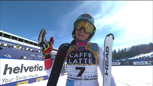 Cortina (ITA), Slalom dames, 2e manche: Wendy Holdener (SUI) termine à la 4e place