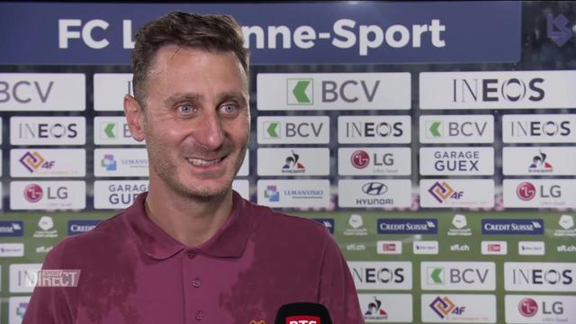 Lausanne-Sport - St-Gall (1-2): Interview d'Ilija Borenovic, entraîneur du LS