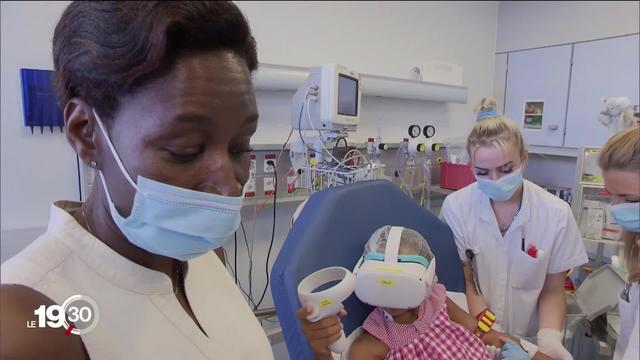 Aux HUG, la réalité virtuelle pour diminuer les peurs et la douleur des enfants aux urgences