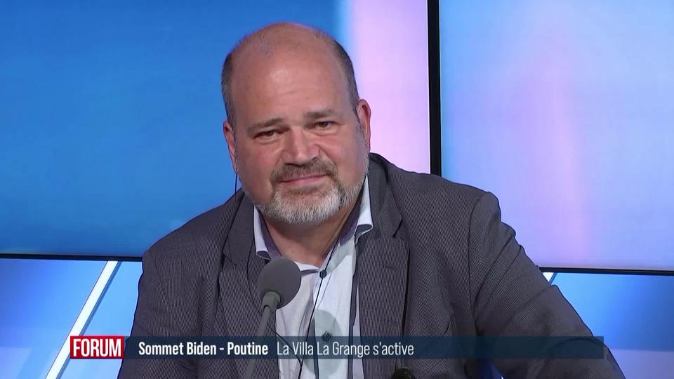 Sommet Biden-Poutine: La Villa La Grange s'active : interview de Sami Kanaan