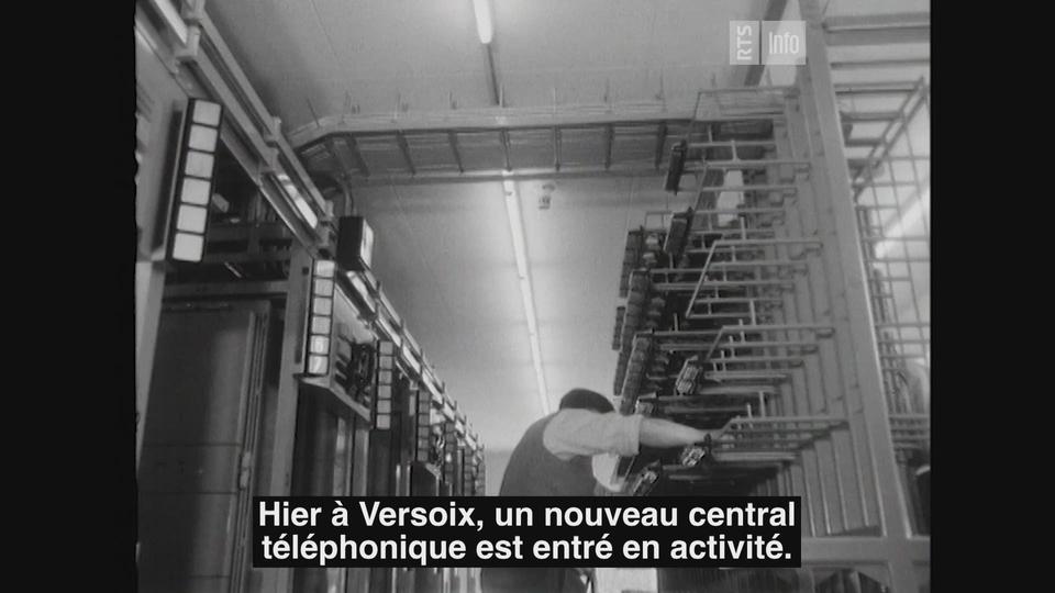 ARCHIVES - Ouverture d'un central téléphonique à Versoix (Carrefour - Soir Information, 31.05.1965)