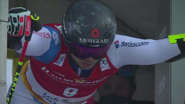 Lech (AUT), slalom parallèle messieurs qualification: le meilleur Suisse du jour Gino Caviezel termine 19e et n'accède pas à la finale de cet après-midi