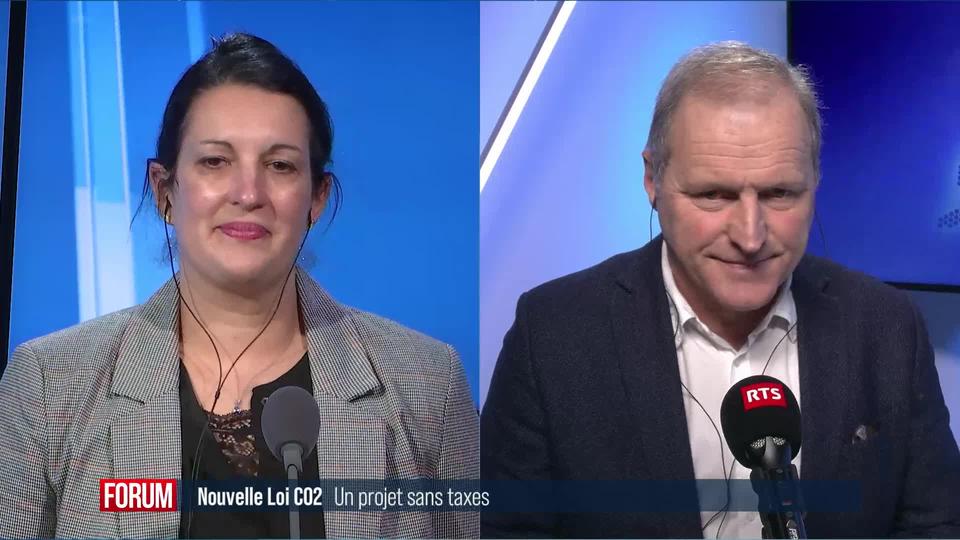 À quoi ressemblera la future loi sur le C02? Débat entre Delphine Klopfenstein-Broggini et Pierre-André Page (vidéo)