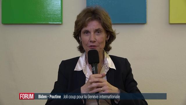 Anne Emery-Torracinta réagit à l’annonce du sommet entre Joe Biden et Vladimir Poutine à Genève (vidéo)