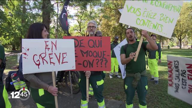 Le conflit social qui oppose la ville de Genève à son personnel a conduit à une grève