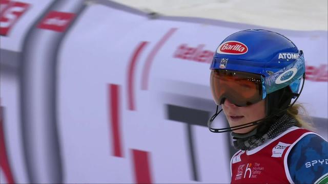 Are (SWE), slalom dames, 1e manche: la première place pour Shiffrin (USA)