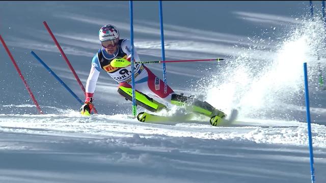 Cortina (ITA), Slalom messieurs, 2e manche: Daniel Yule (SUI)