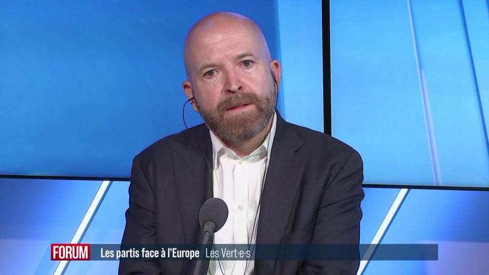 Les partis face à l'Europe, les verts: interview de Nicolas Walder