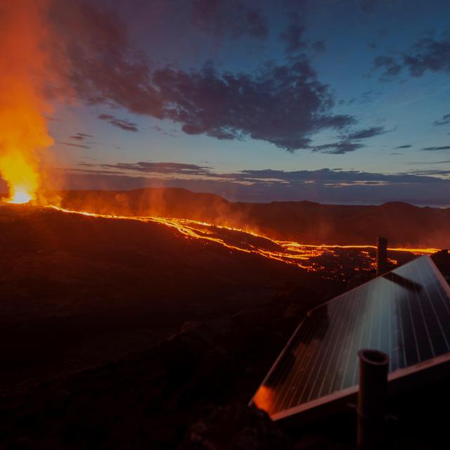 Volcan Fagradalsfall en Islande [RTS - Samuel Turpin]