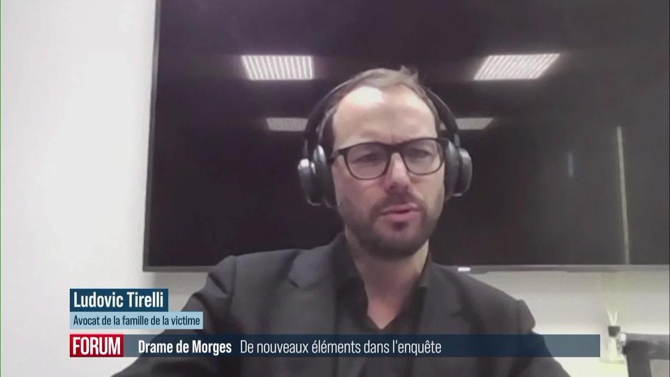 Une enquête pénale pour le meurtre de Morges a été ouverte: interview de Ludovic Tirelli