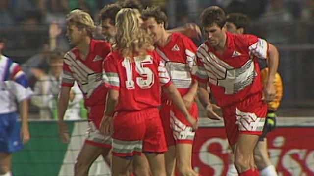 Suisse - France: match amical 1992