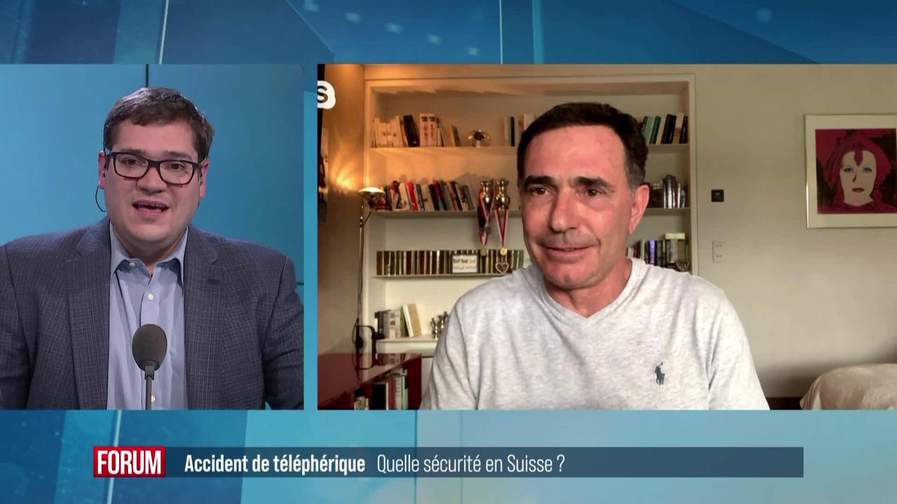 Accident de téléphérique: quelle sécurité en Suisse? Interview de Philippe Magistretti