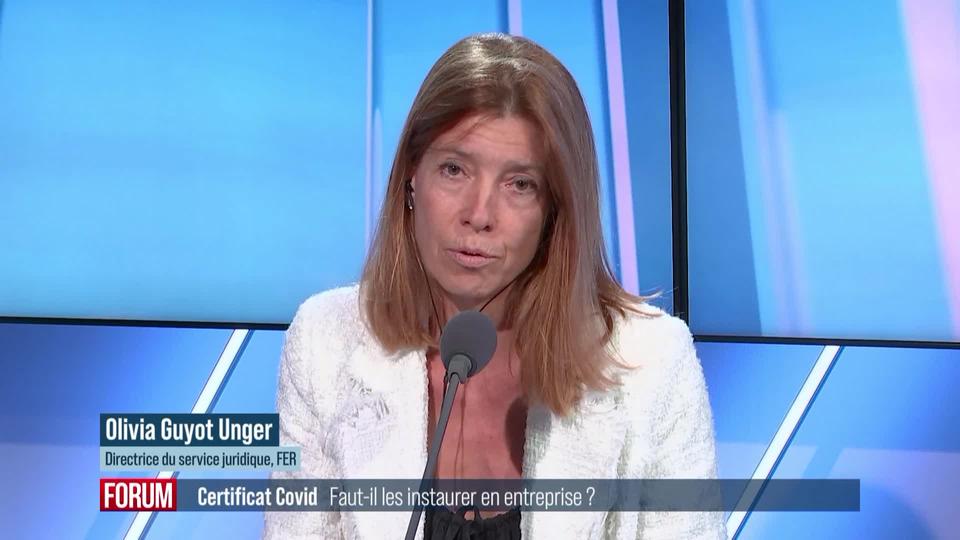 Faut-il demander le certificat Covid dans les entreprises? Débat entre Olivia Guyot Unger et André Berdoz (vidéo)