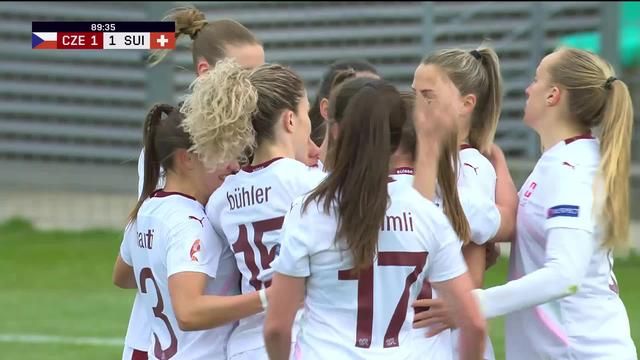 Barrage aller, Rép.tchèque - Suisse (1-1): pas de victoire, mais un but très important pour les Suissesses !