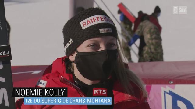 Ski: la Fribourgeoise Noémie Kolly 12e du super-G de Crans-Montana à l'interview