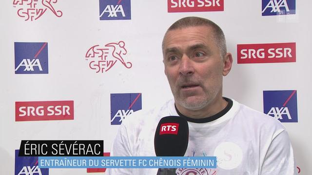 Women's Super League: Eric Sévérac (Servette) à l'interview