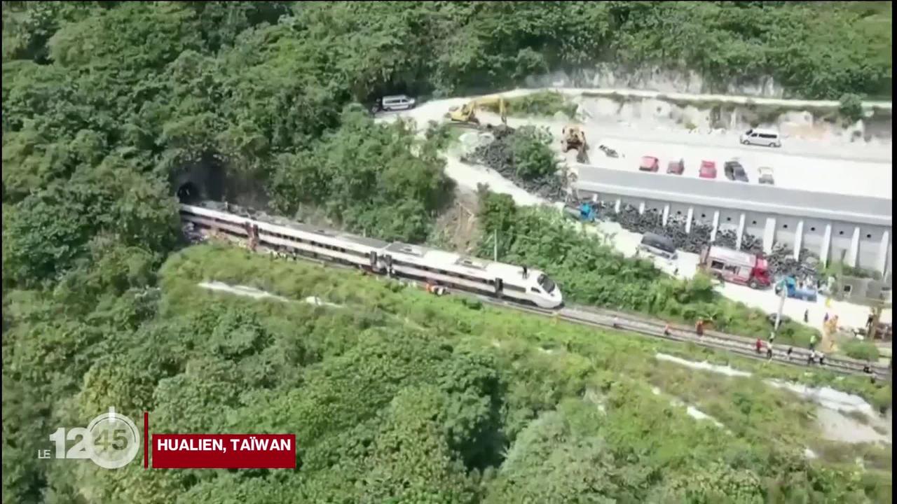 Plus de quarante personnes ont perdu la vie dans le déraillement d'un train à Taiwan.
