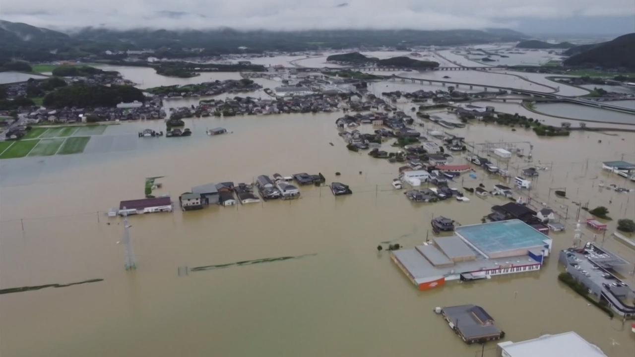 Pluie torrentielle au Japon