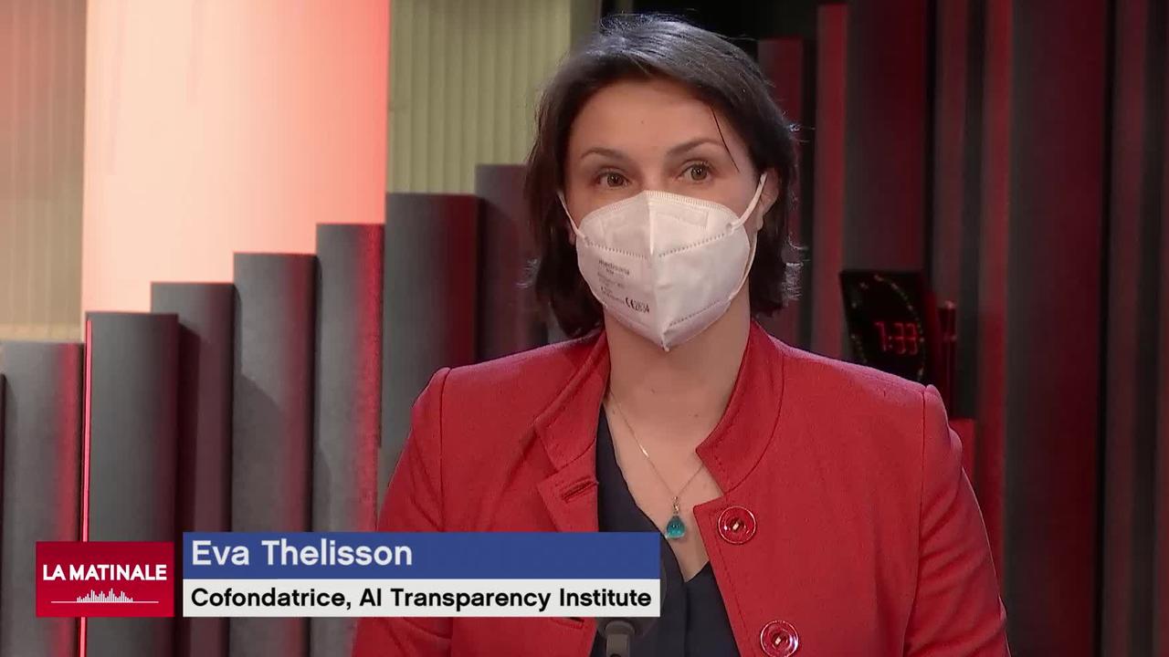 Eva Thelisson, fondatrice de l'AI Transparency Institute. [RTS]