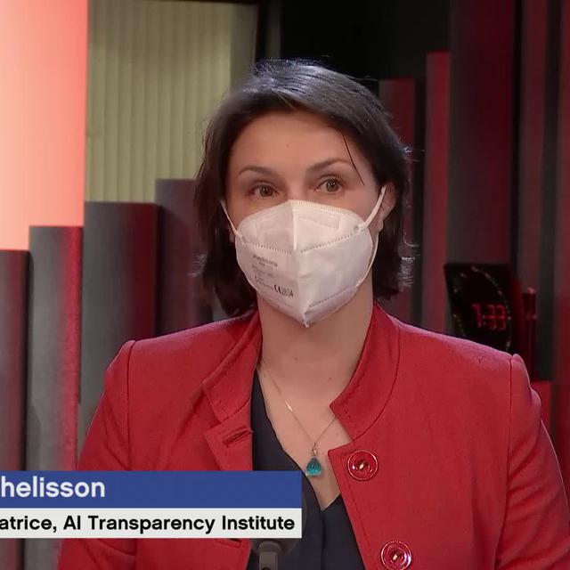 Eva Thelisson, fondatrice de l'AI Transparency Institute. [RTS]