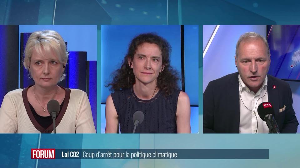 La Loi CO2 refusée avec 51% de non : interview d’Isabelle Pasquier-Eichenberger, Pierre-André Page et Isabelle Moret