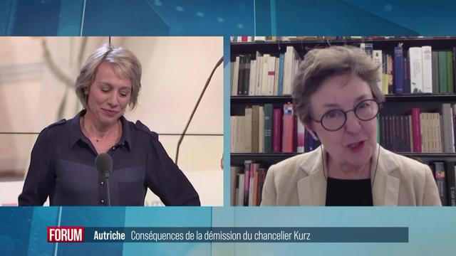 Conséquences de la démission du chancelier autrichien Kurz: interview de Sonja Puntscher Riekmann