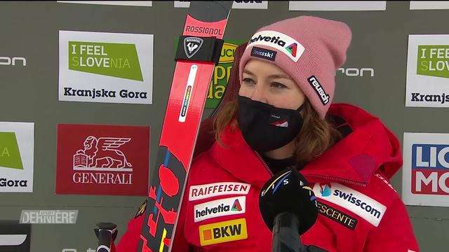 Ski, Géant dames, Kranjska Gora (SLO): superbe 3e place pour Michelle Gisin (SUI)