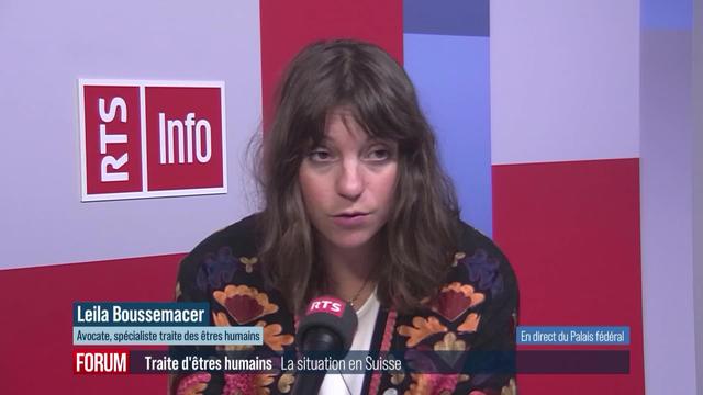 Qui sont les victimes de la traite d’êtres humains en Suisse? Interview de Leila Boussemacer (vidéo)