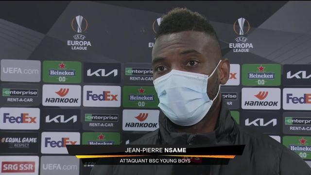 1-8 retour, Young Boys - Ajax (0-2): interview de Jean-Pierre Nsame après l'élimination