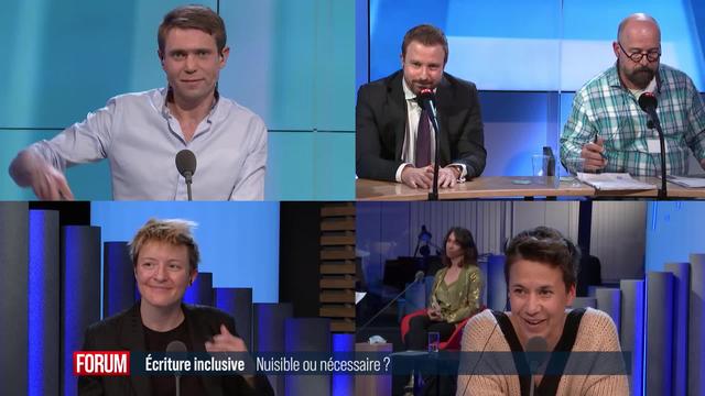 Le débat - Ecriture inclusive, nuisible ou nécessaire?