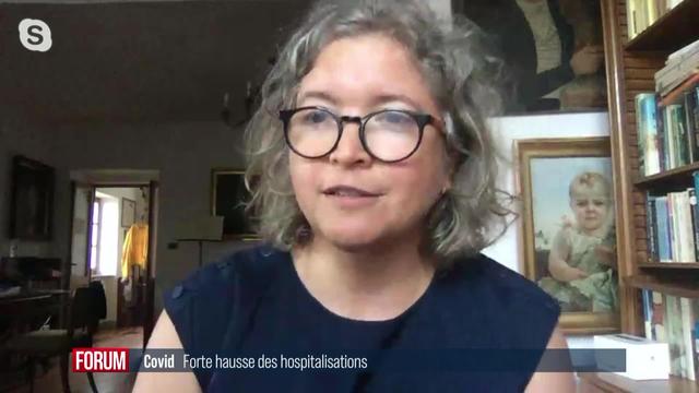 Forte hausse des hospitalisations dues au Covid-19 en Suisse: interview de Samia Hurst