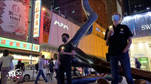 Hong Kong: arrestations en marge des commémorations interdites des événements de Tian'anmen