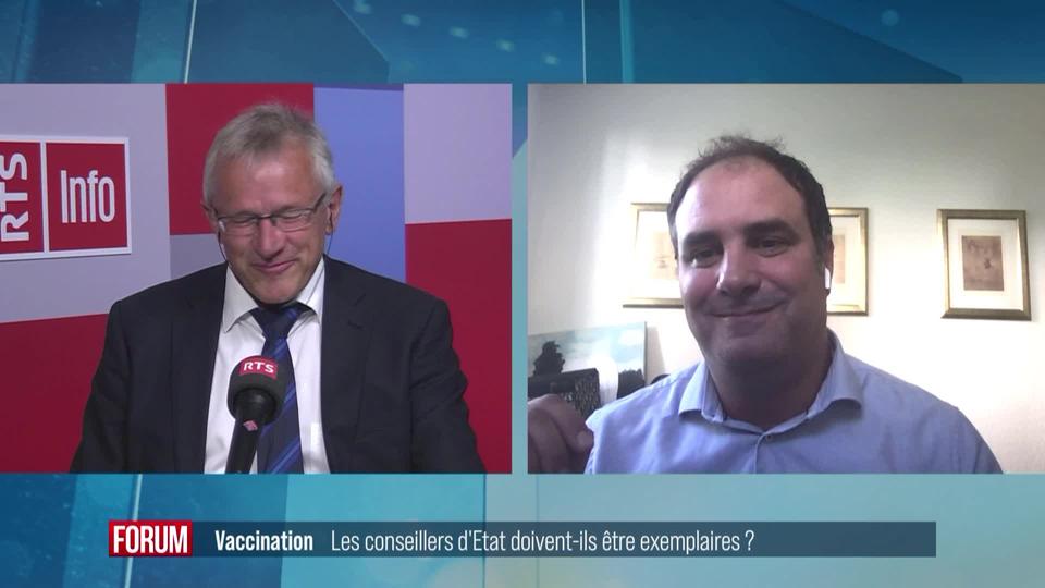 Vaccination: les conseillers et conseillères d’Etats doivent-ils montrer l’exemple? Débat entre Benjamin Roduit et Michaël Buffat (vidéo)