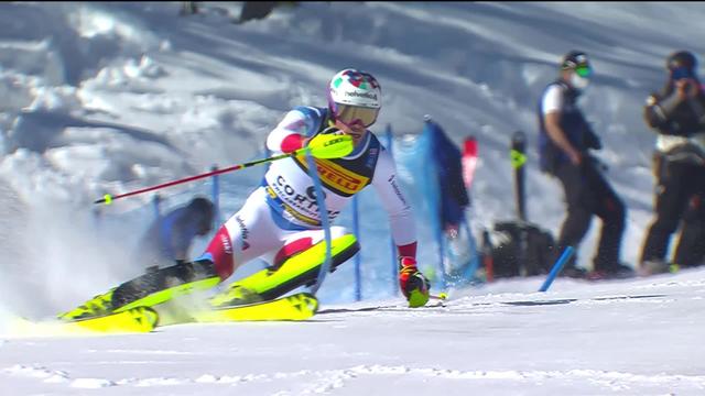 Cortina (ITA), Slalom messieurs, 1re manche: Daniel Yule (SUI)