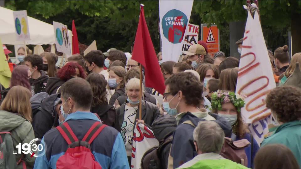 La Grève pour l'avenir a organisé des actions dans toute la Suisse pour alerter sur l'urgence climatique