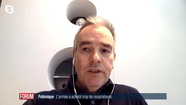 La Confédération a-t-elle acheté trop de respirateurs lors de la première vague de coronavirus? Interview de Thierry Fumeaux