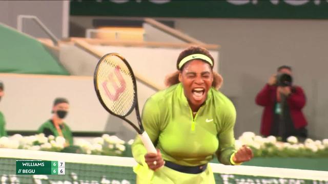 1er tour, S.Williams (USA) - I.Begu (ROU) (7-6, 6-2): très appliquée, la patronne Serena s'impose