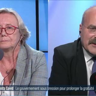 Le Conseil fédéral sous pression pour garder la gratuité des tests Covid : débat entre Laurence Fehlmann Rielle et Philippe Bauer (vidéo)